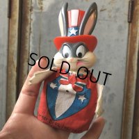 70s Vintage Bugs Bunny Finger Puppet Uncle Sam (T542)