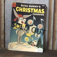 50s Vintage Comic / BUGS BUNNY'S CHIRISTMAS FUNIES (T555)