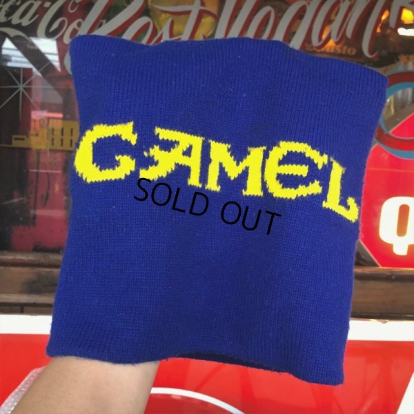 画像1: Vintage Knit Cap CAMEL (T554)