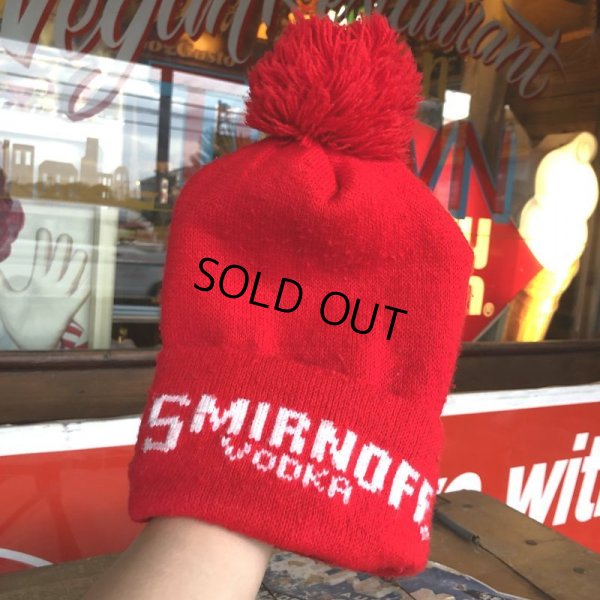 画像1: Vintage Knit Cap Smirnoff (T550)