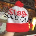 Vintage Knit Cap Stag Beer (T547)