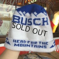 Vintage Knit Cap Busch Beer (T551)
