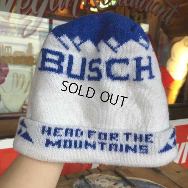 画像1: Vintage Knit Cap Busch Beer (T551)