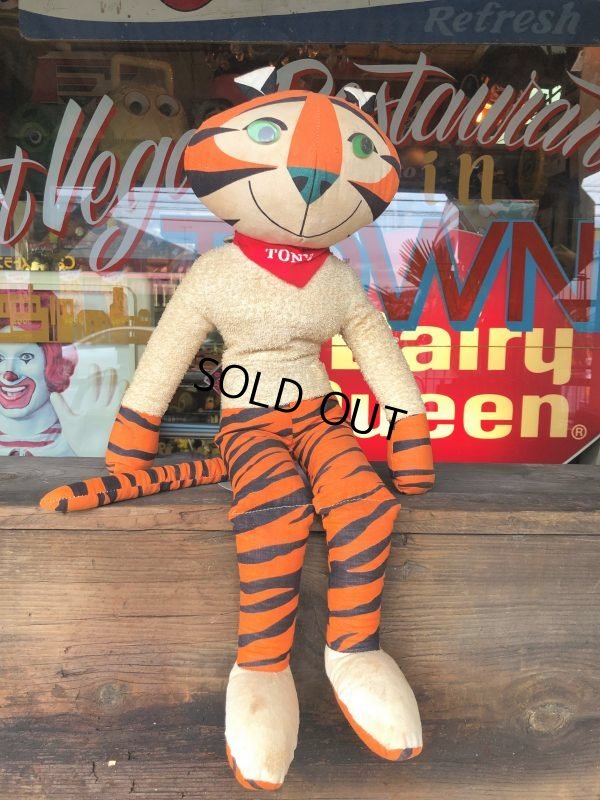 画像1: 1950s Vintage Kelloggs Tony The Tiger Big Doll 65cm (T558)