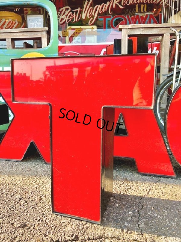 画像3: Vintage Texaco SS Original Lighted Letter Sign Huge 3m (T559)