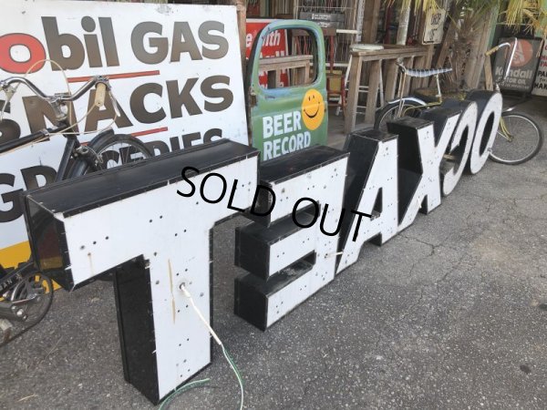 画像12: Vintage Texaco SS Original Lighted Letter Sign Huge 4m (T558)