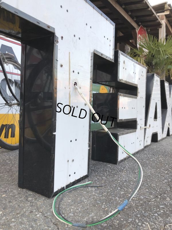 画像14: Vintage Texaco SS Original Lighted Letter Sign Huge 4m (T558)