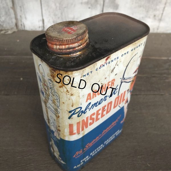 画像5: Vintage Archer Linseed Oil QT Can (T559) 