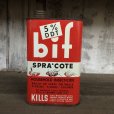 画像1: Vintage BIF Spra Cote Kills Quart Oil can (T563)  (1)