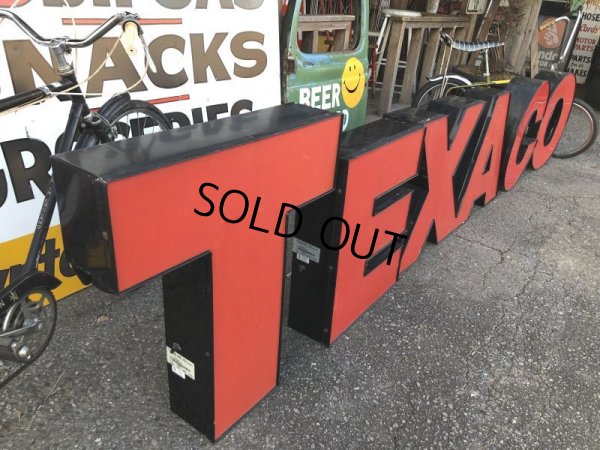画像11: Vintage Texaco SS Original Lighted Letter Sign Huge 4m (T558)