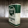 画像2: Vintage QUAKER STATE Quart Oil can (T561)  (2)