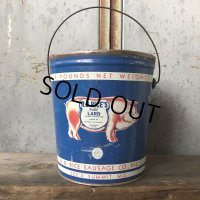 Vintage RICE's Lard Can 8 Pond (T560)