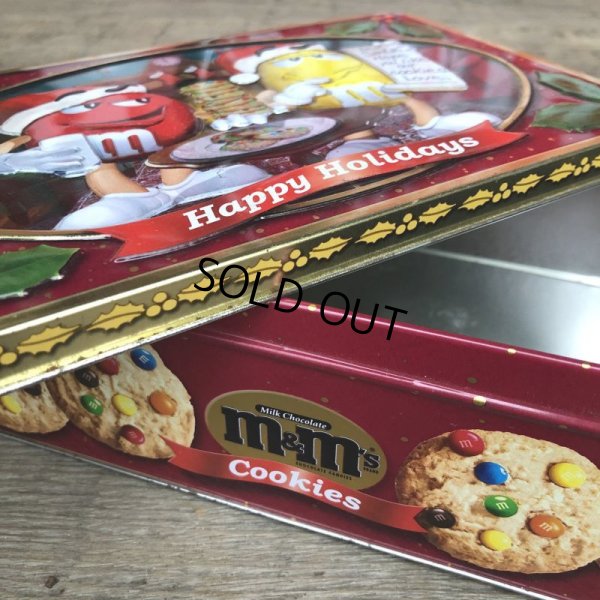 画像2: Vintage M&M's Tin Can Happy Holidays Cookies (T563)