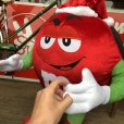 画像8: Vintage M&M's RED Santa Claus BIG plush doll (T575)