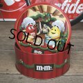 Vintage M&M's Tin Can Happy Holidays Cookies (T564)