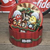 Vintage M&M's Tin Can Happy Holidays Cookies (T564)