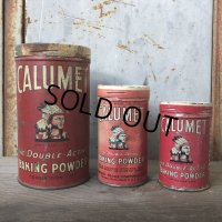 Vintage Calumet Baking Powder 4oz Trial Size Can (T592) 
