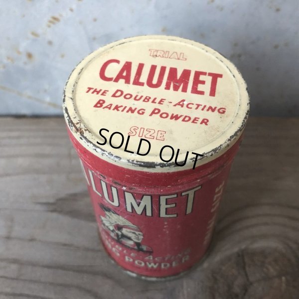 画像6: Vintage Calumet Baking Powder 4oz Trial Size Can (T592)