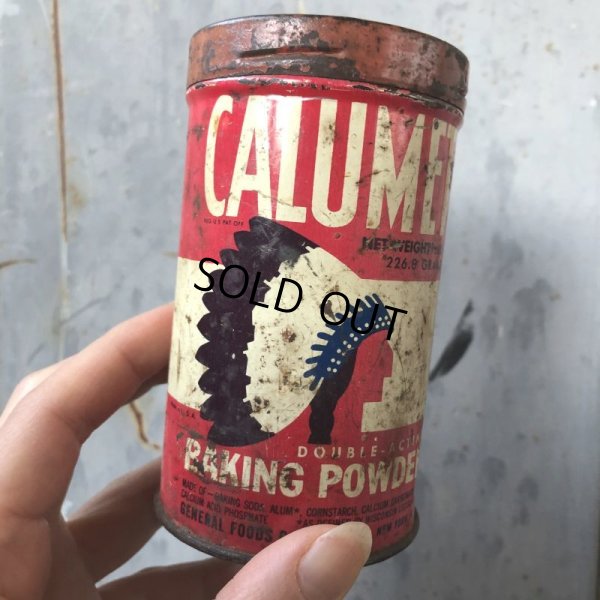 画像1: Vintage Calumet Baking Powder 1/2LB Can (T588) 