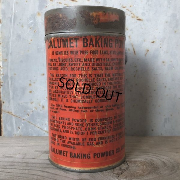画像4: Vintage Calumet Baking Powder 1LB Can (T587) 
