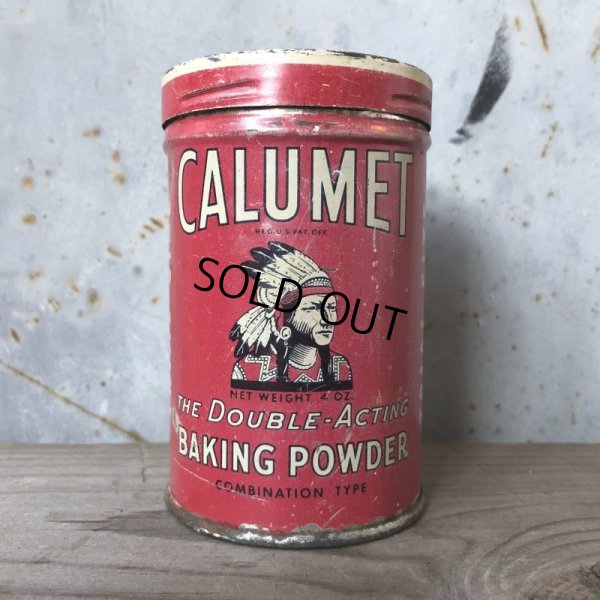 画像3: Vintage Calumet Baking Powder 4oz Trial Size Can (T592)