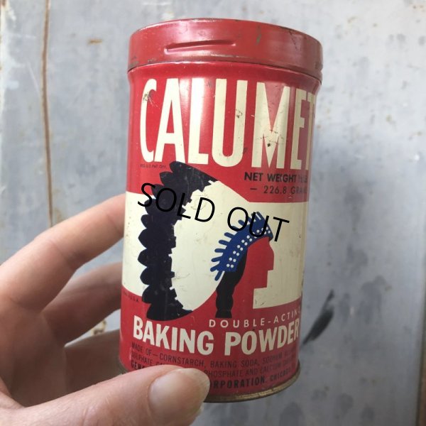 画像1: Vintage Calumet Baking Powder 1/2LB Can (T589) 