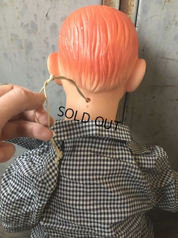 画像8: 【SALE】 60s Vintage Mortimer Snerd Ventriloquist Doll 70cm (T580)