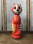 画像1: 60s Vintage Soaky Felix the Cat Red (T542) (1)