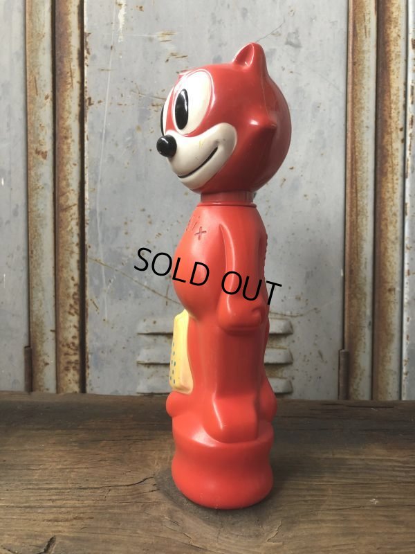 画像4: 60s Vintage Soaky Felix the Cat Red (T542)