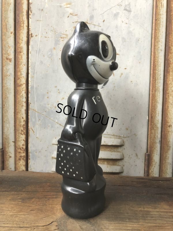 画像2: 【SALE】 60s Vintage Soaky Felix the Cat Black (T543)