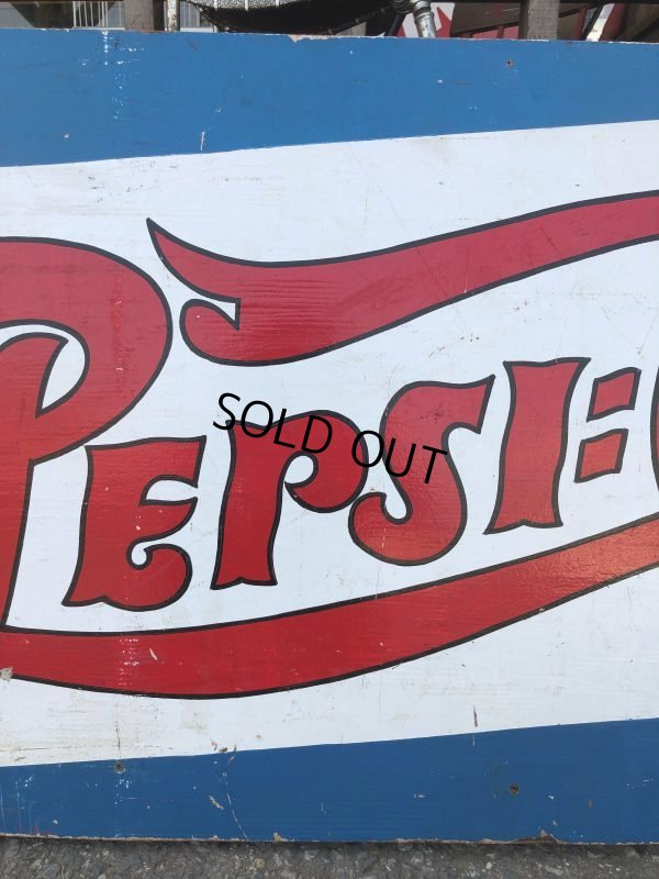 画像7: Vintage PEPSI Refresh drink 5¢ Wood Sign (T582)