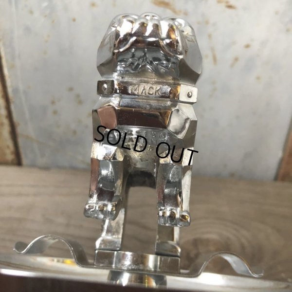 画像8: Vintage MACK TRUCK Chrome Hood Ornament Ashtray (T591)