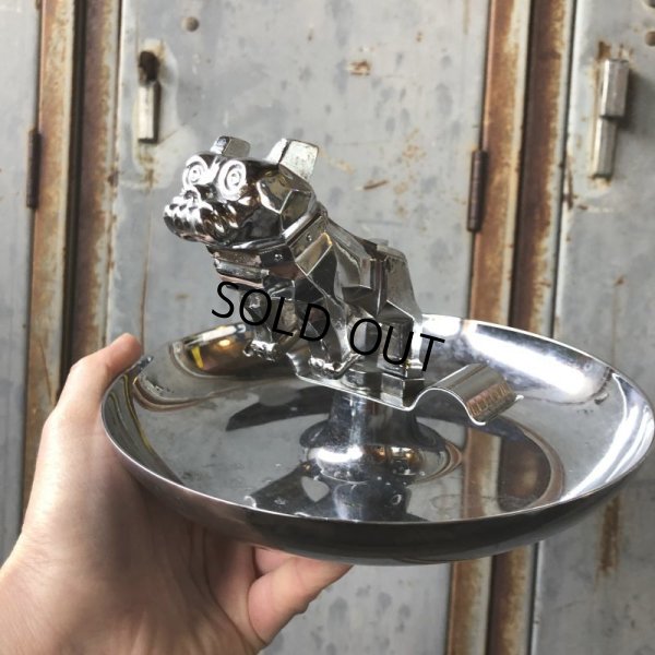 画像10: Vintage MACK TRUCK Chrome Hood Ornament Ashtray (T591)