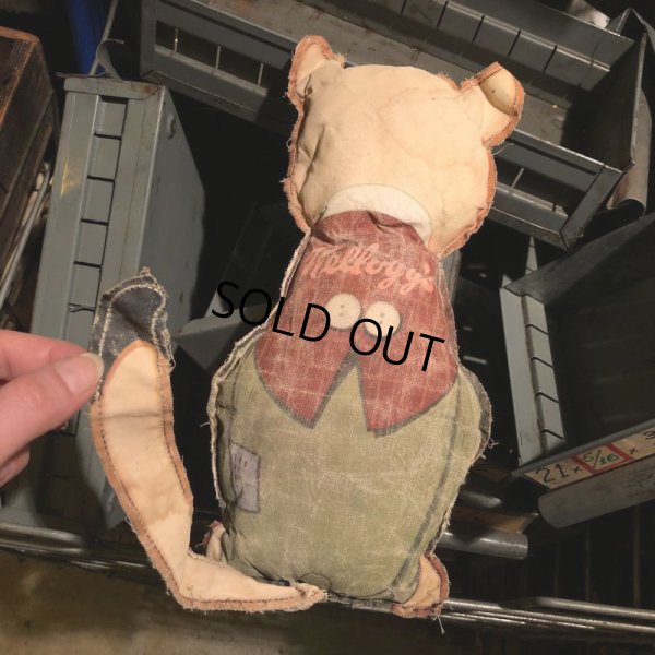 画像5: Vintage Kellogg's Cereal Cloth Doll Cat (T600)