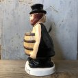 画像4: Vintage Before After Taxes Man Ceramic Statue Bank (T608)