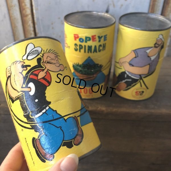 画像7: Vintage Popeye Toy Pitch n Toss Gardner Game Spinach Can (T592)