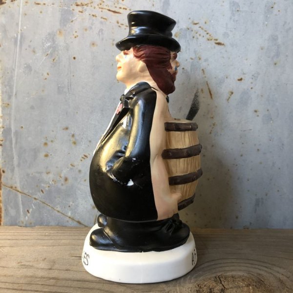 画像2: Vintage Before After Taxes Man Ceramic Statue Bank (T608)