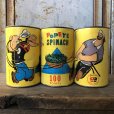 画像2: Vintage Popeye Toy Pitch n Toss Gardner Game Spinach Can (T592) (2)