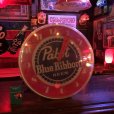 画像1: Vintage Pabst Blue Ribbon Beer Lighted Clock Sign (T609) (1)