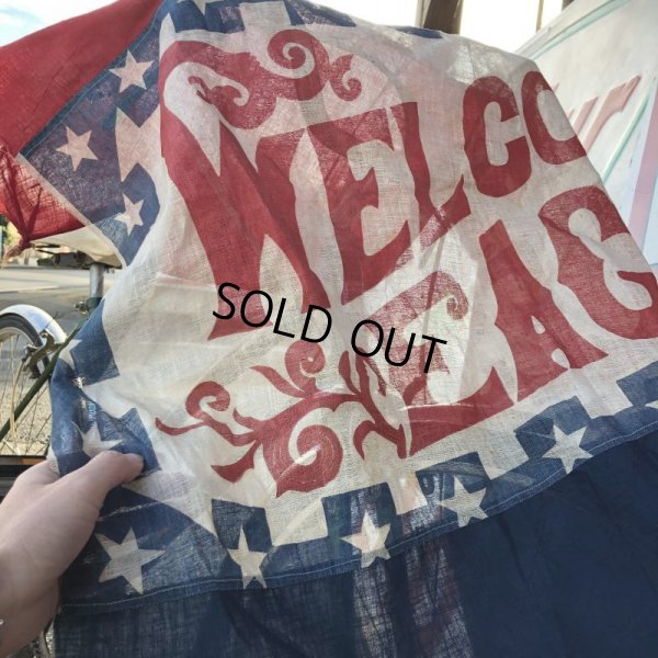 画像3: Vintage Store Display Eagle Stamps Welcome Banner (T613)  