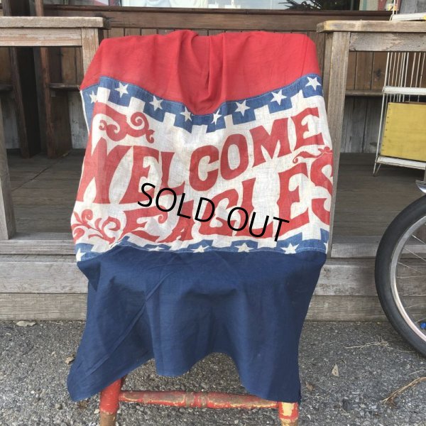 画像10: Vintage Store Display Eagle Stamps Welcome Banner (T613)  