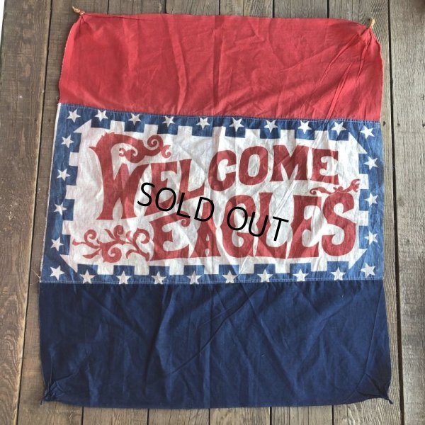 画像5: Vintage Store Display Eagle Stamps Welcome Banner (T613)  