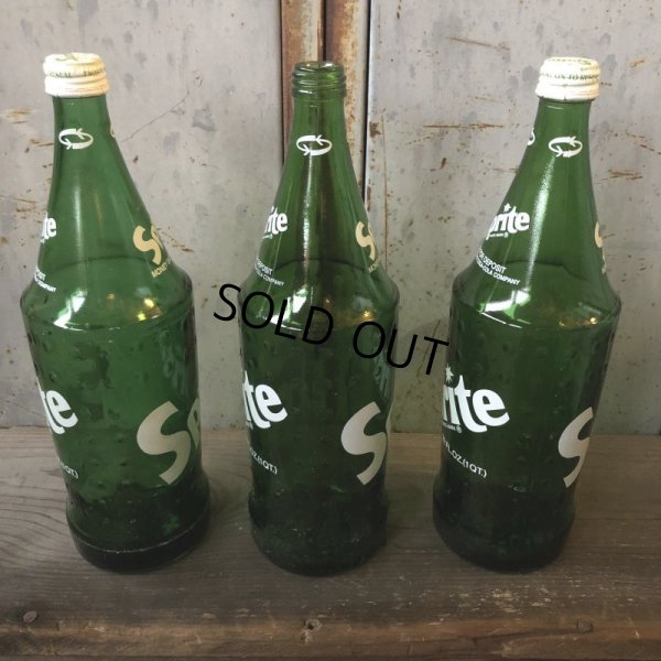 画像5: 70s Vintage Sprite Soda Green Glass Bottle 32FL OZ  (T614) 