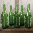 画像3: 70s Vintage 7UP Soda Green Glass Bottle 28FL OZ  (T615) 