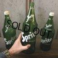 70s Vintage Sprite Soda Green Glass Bottle 32FL OZ  (T614) 