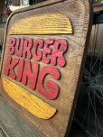 画像6: 70s Vintage Burger King Old Logo Restauraunt Store Display Sign (T616)