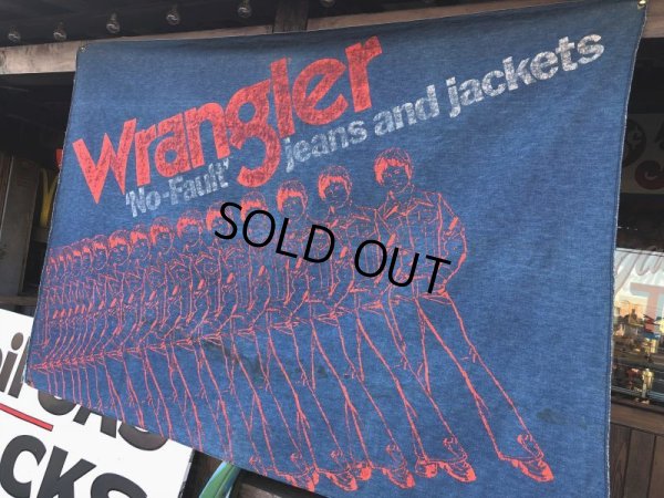 画像4: 70s Vintage Wrangler Store Display Banner Sign (T617)