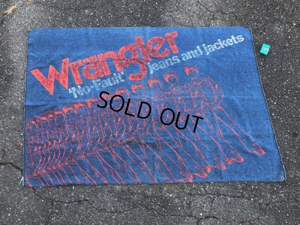 画像9: 70s Vintage Wrangler Store Display Banner Sign (T617)