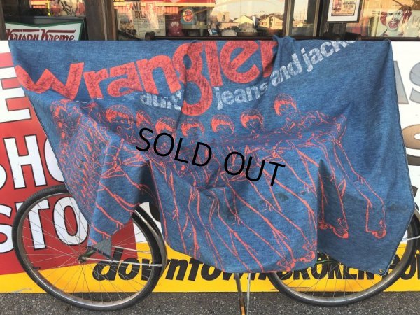 画像12: 70s Vintage Wrangler Store Display Banner Sign (T617)
