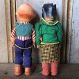 画像3: 50s Vintage Al Capp's Yokum family Mammy & Pappy Dogpatch Doll Set 35cm (T607)